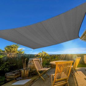 12'X16' Dark Grey HDPE Sunshade Sail (Option: Defaulttitle)