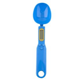 Kitchen Scale Measuring Spoon Scale (Option: Blue)